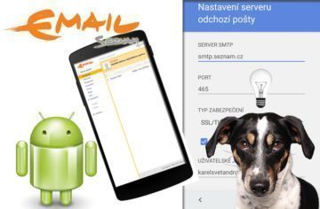 Jak na Androidu stahovat poštu ze Seznam.cz, firemních a jiných serverů