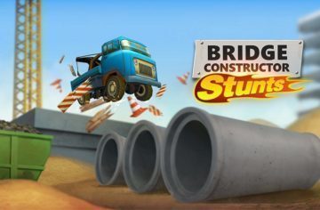 Hra Bridge Constructor Stunts: Zběsilá jízda v kůži kaskadéra