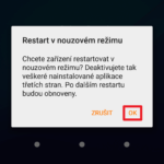 Proveďte restart v nouzovém režimu