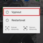 Dlouze podržte možnost Vypnout