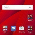 Asus ZenFone 2 Laser – Domovská obrazovka