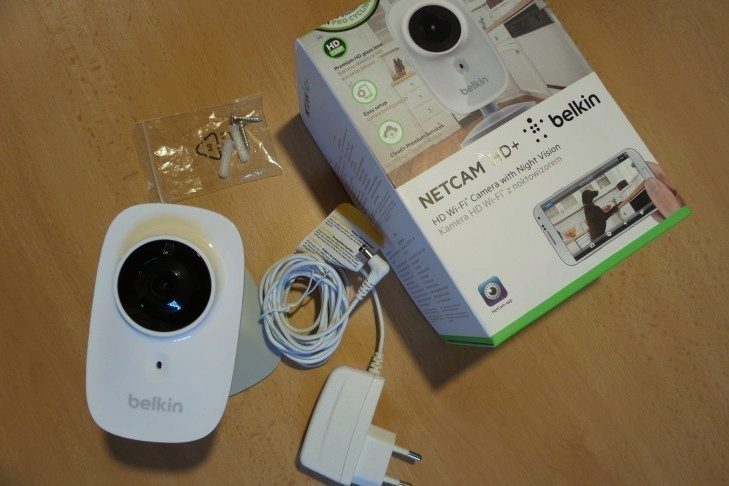 Belkin NetCam HD+ obsah balení