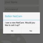 Belkin NetCam HD+ úvodní nastavení 1
