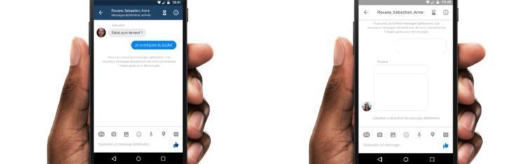Facebook Messenger - přesýpací hodiny Facebook Messenger - přesýpací hodiny