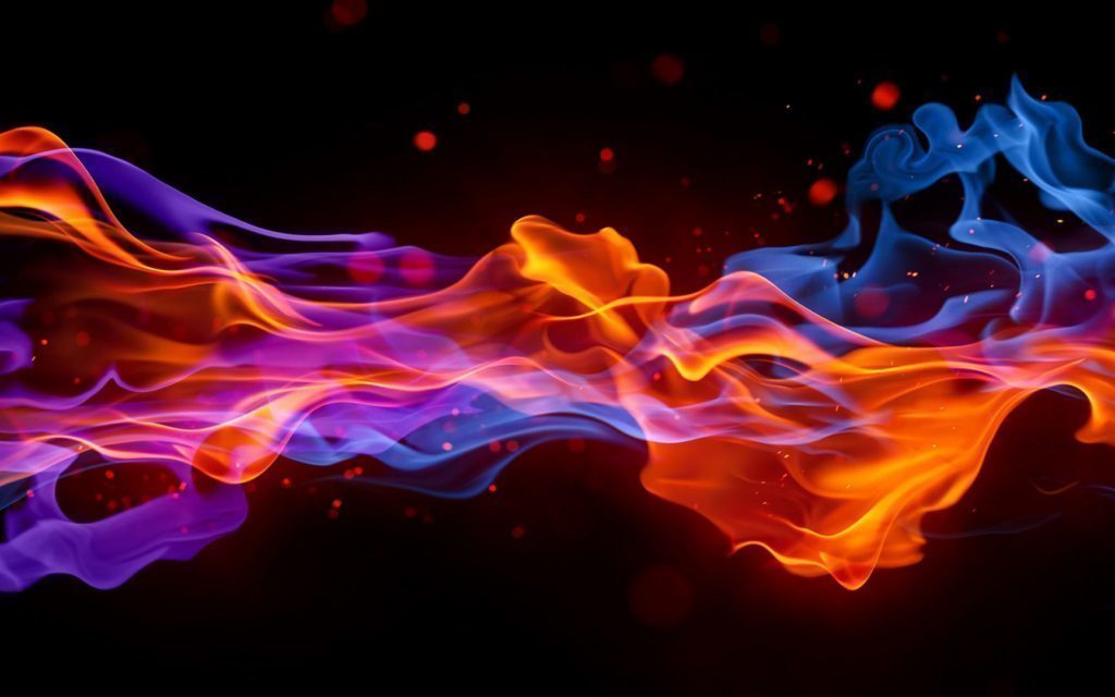 Flmaes Red Violet Purpe Art Texture Fire Smoke Bright Colorful WallpapersByte com 3840x2400