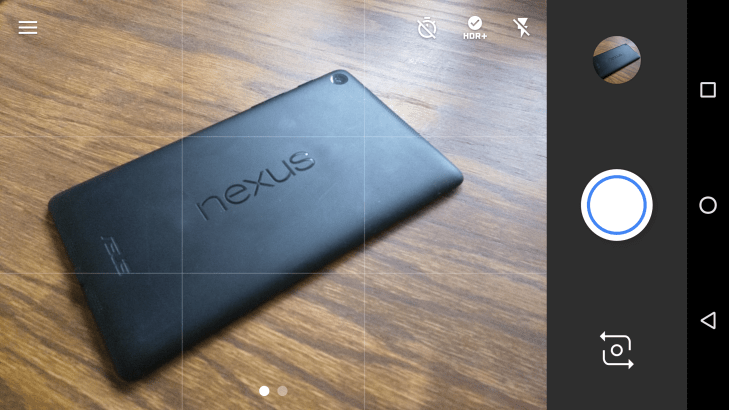 Fotoaparát Google 3.1 přichází s novým rozhraním
