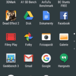 HTC One A9 – systém, menu aplikací