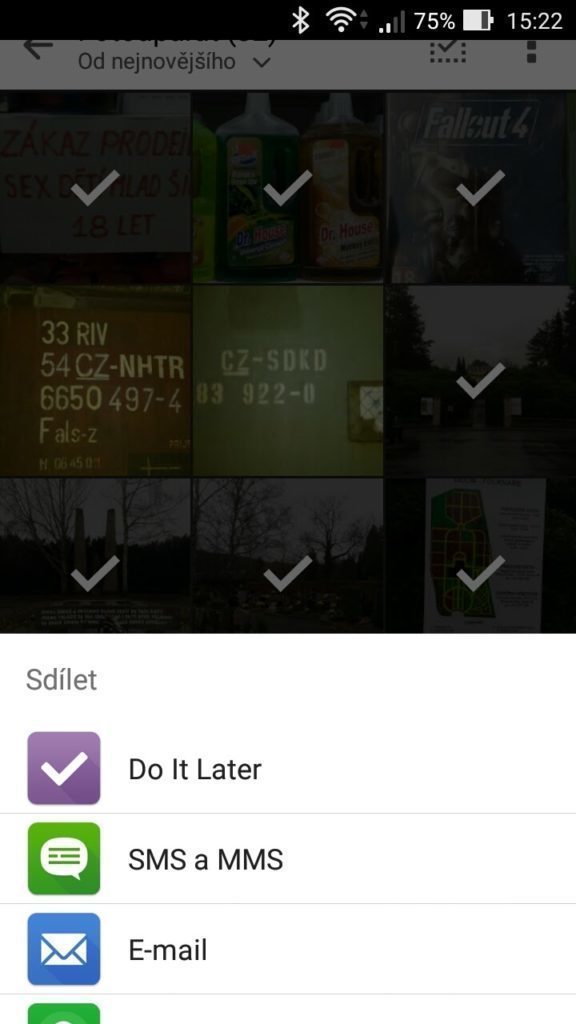 KeepSafe sdílení fotky do aplikace