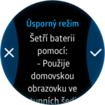 Samsung Gear S2 – nastavení – úsporný režim