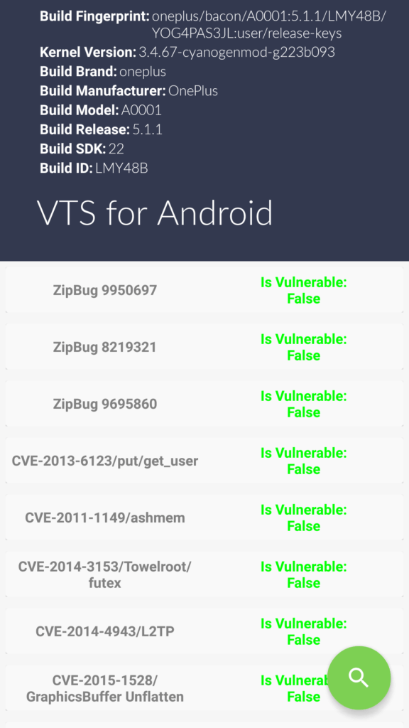 VTS stagefright malware android 2