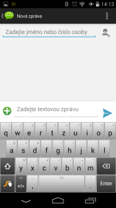 Acer Liquid Jade - klávesnice Swype