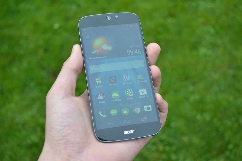 acer liquid jade predni strana telefonu 5