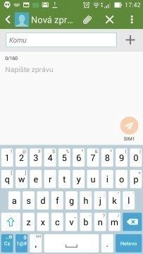 Asus Zenfone 5 -  klávesnice