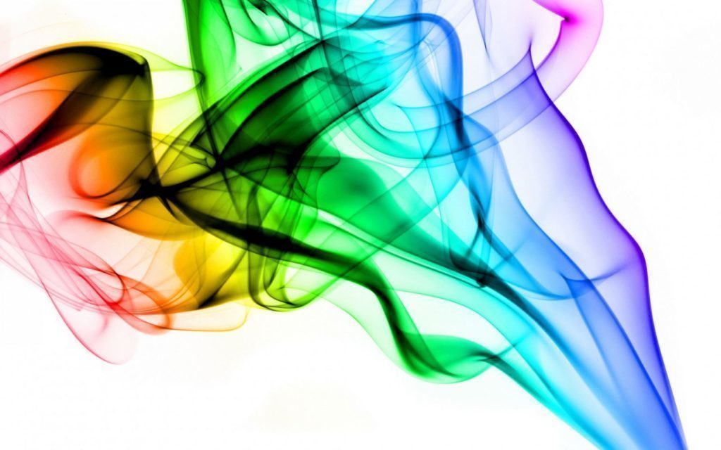colorful abstract smoke wide
