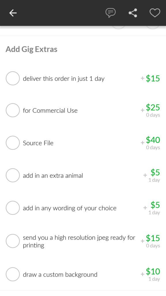 fiverr android aplikace peníze 9