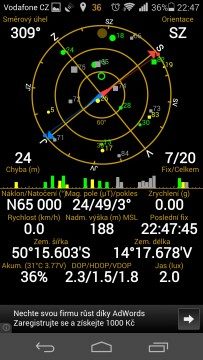 Honor 6 - GPS satelity