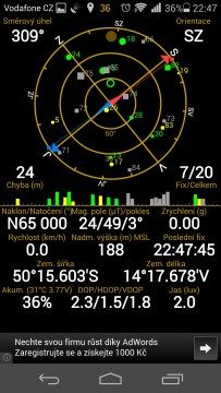 Honor 6 - GPS satelity