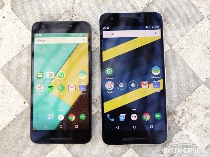 Nexus 5X a Nexus 6P