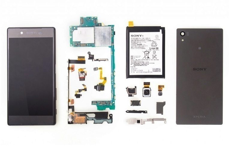 sony xperia Z5 vnitřnosti sony xperia Z5 vnitřnosti