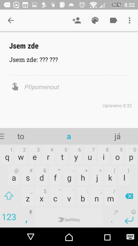 Sdílení polohy