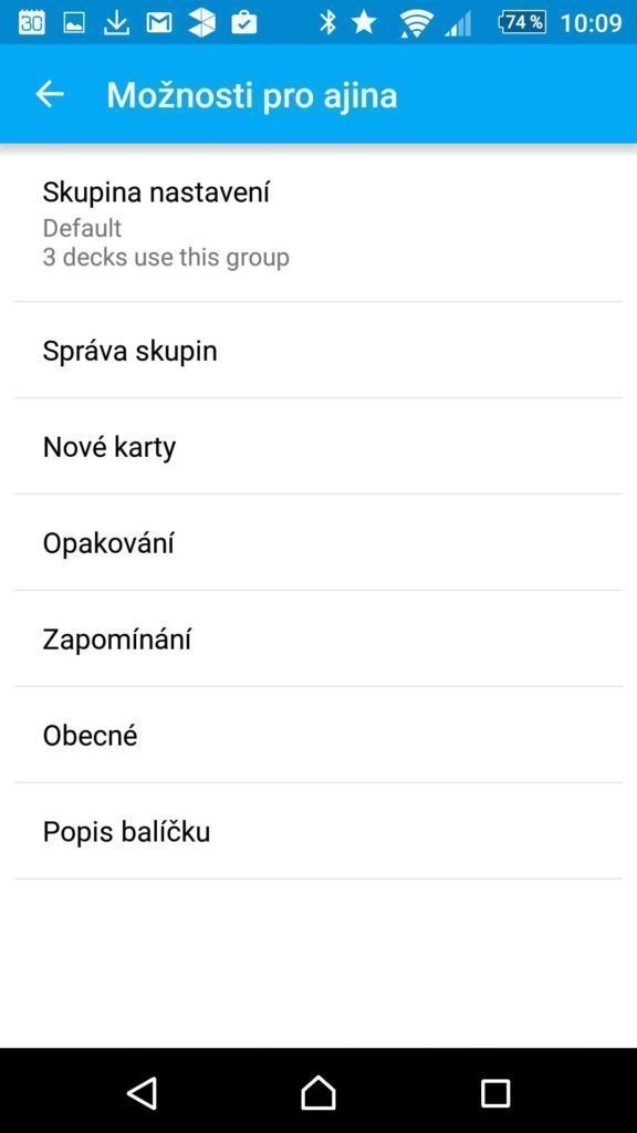 AnkiDroid kartičky