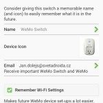 Belkin Wemo Switch – úvodní nastavení (3)