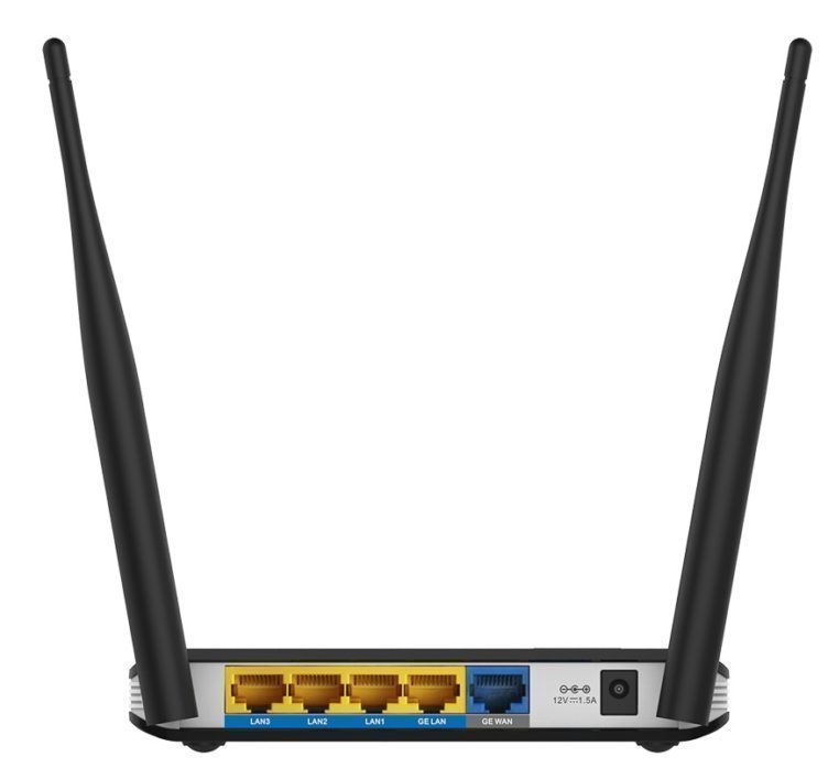 D-Link DWR-118 back router D-Link DWR-118 back router