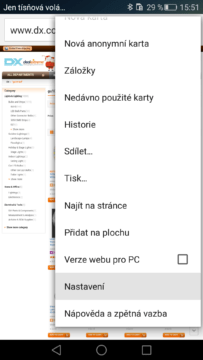 Google Chrome – sloučení karet (1)