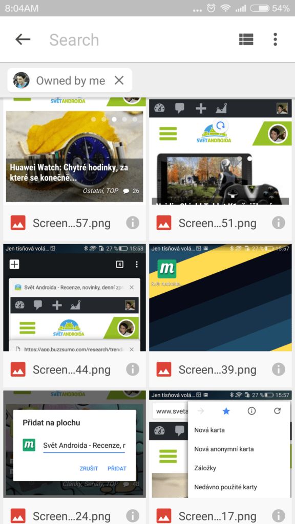 Google Disk aktualizace 1