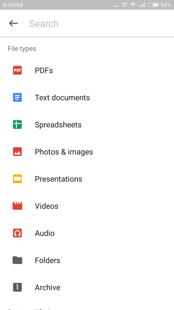 Google Disk aktualizace 2