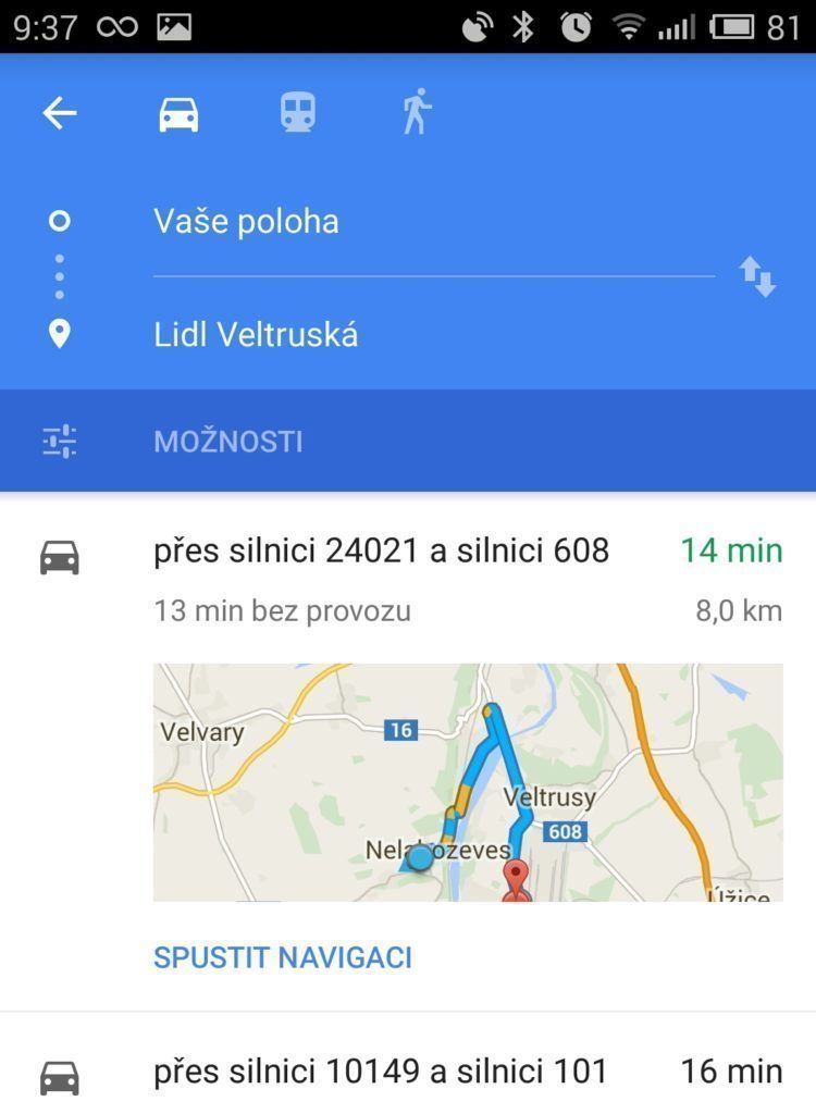 Google Maps krok za krokem 6