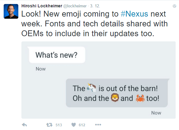 Lockheimerův Twitter - nové Emoji