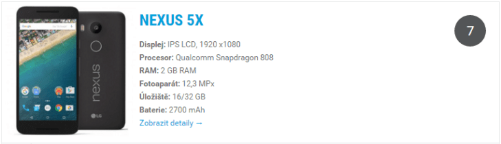 Nexus 5X - widget