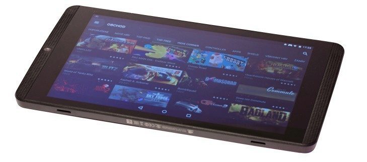 Nvidia Shield Tablet K1 displej