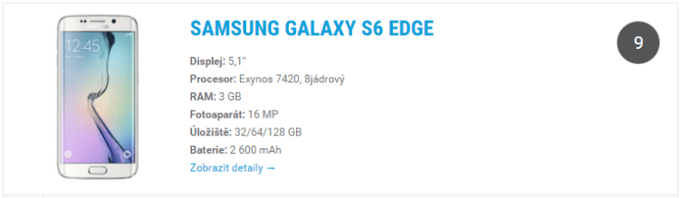 Samsung Galaxy S6 Edge - widget Samsung Galaxy S6 Edge - widget