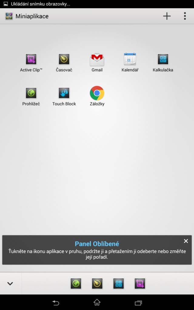 Sony Xperia Z3 Tablet Compact prostředí systému Android 11