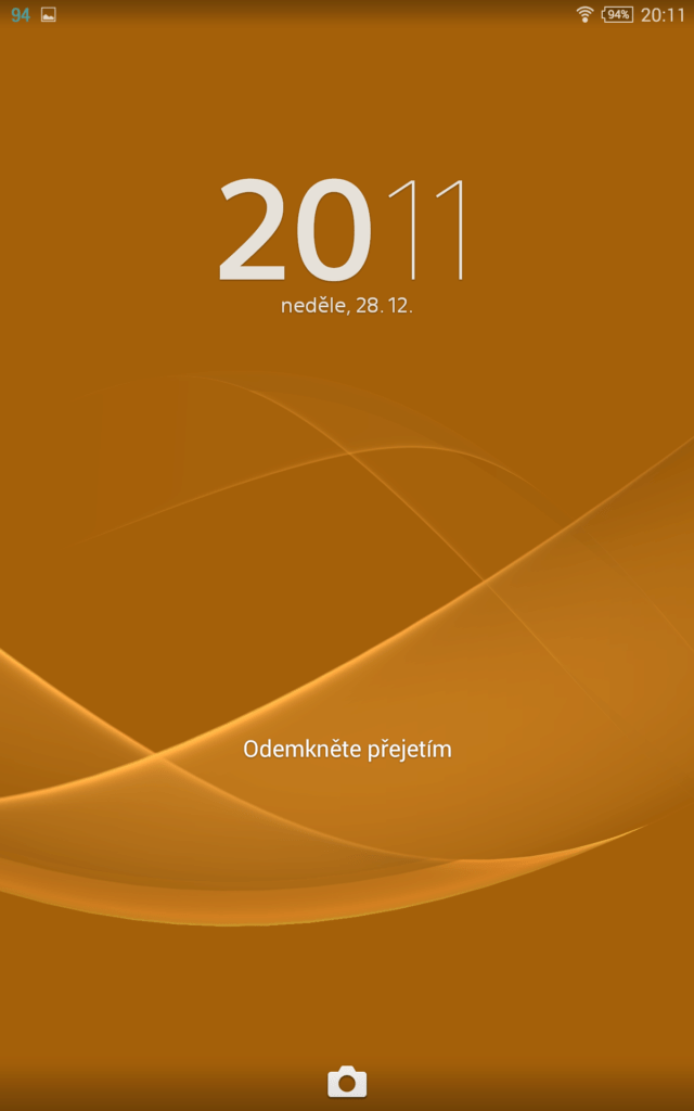 Sony Xperia Z3 Tablet Compact prostředí systému Android 4