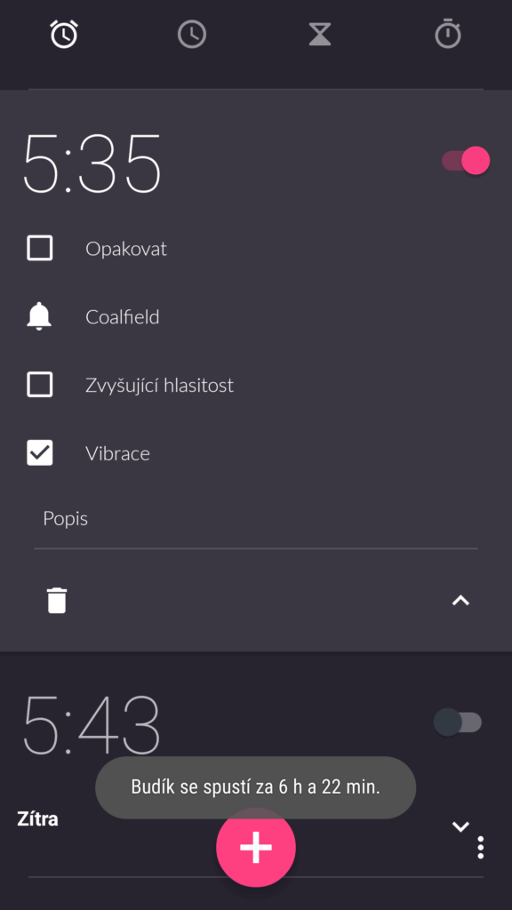 Tip z redakce android tichý profil 1