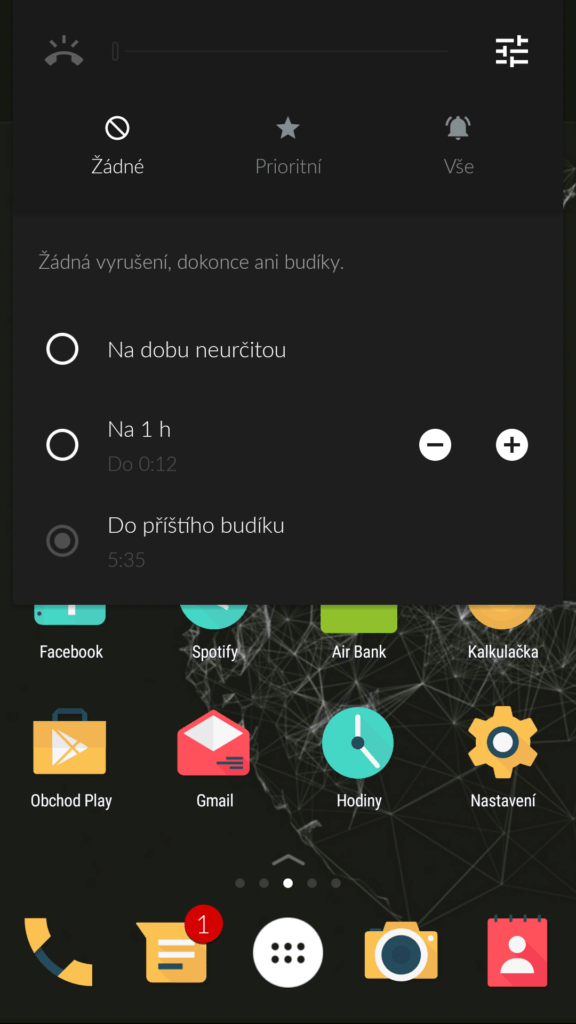 Tip z redakce android tichý profil 2