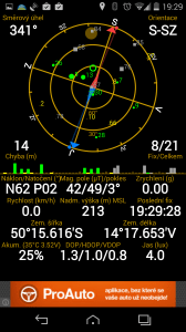 Vertu Aster - GPS satelity