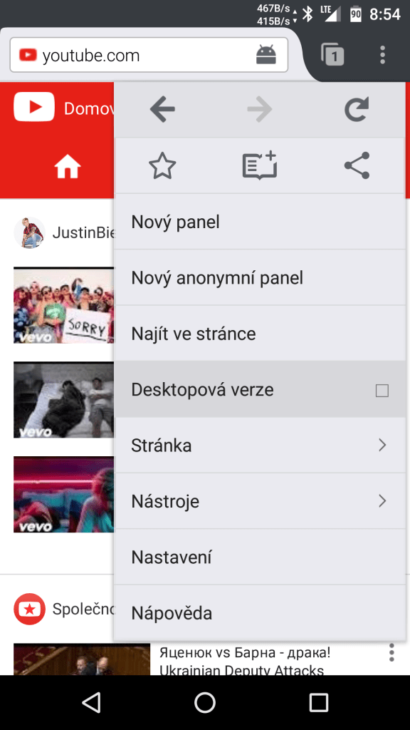 YouTube jak přehrávat videa se zhasnutým displejem 2