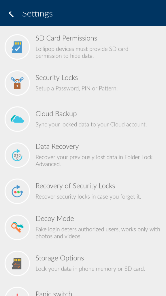 folder lock advanced screenshot 1
