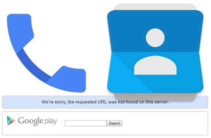 Aplikace Kontakty a Telefon od Googlu jsou zpátky v Obchodě Play