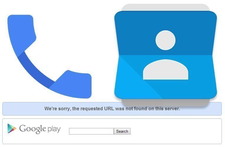 Aplikace Kontakty a Telefon od Googlu jsou zpátky v Obchodě Play