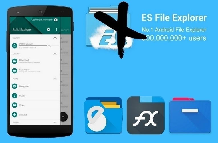 náhled es file manager alternativy