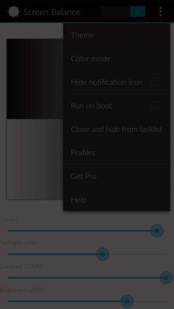 screen balance android aplikace lux 1