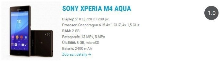 sony xperia m4 aqua telefony pro ženy