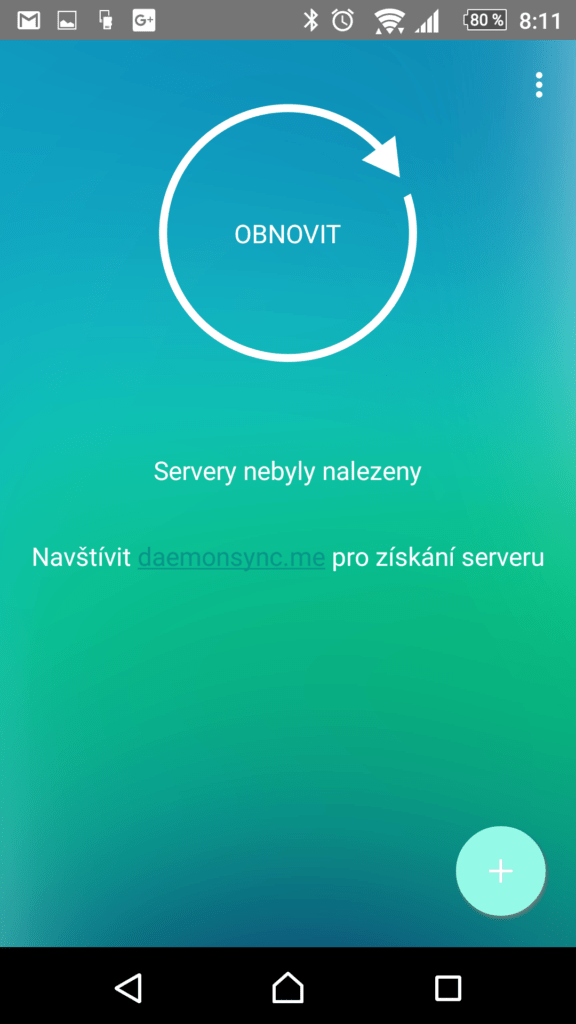 Server nenalezen