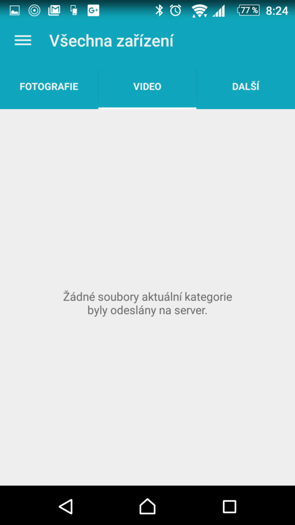 Procházení serveru
