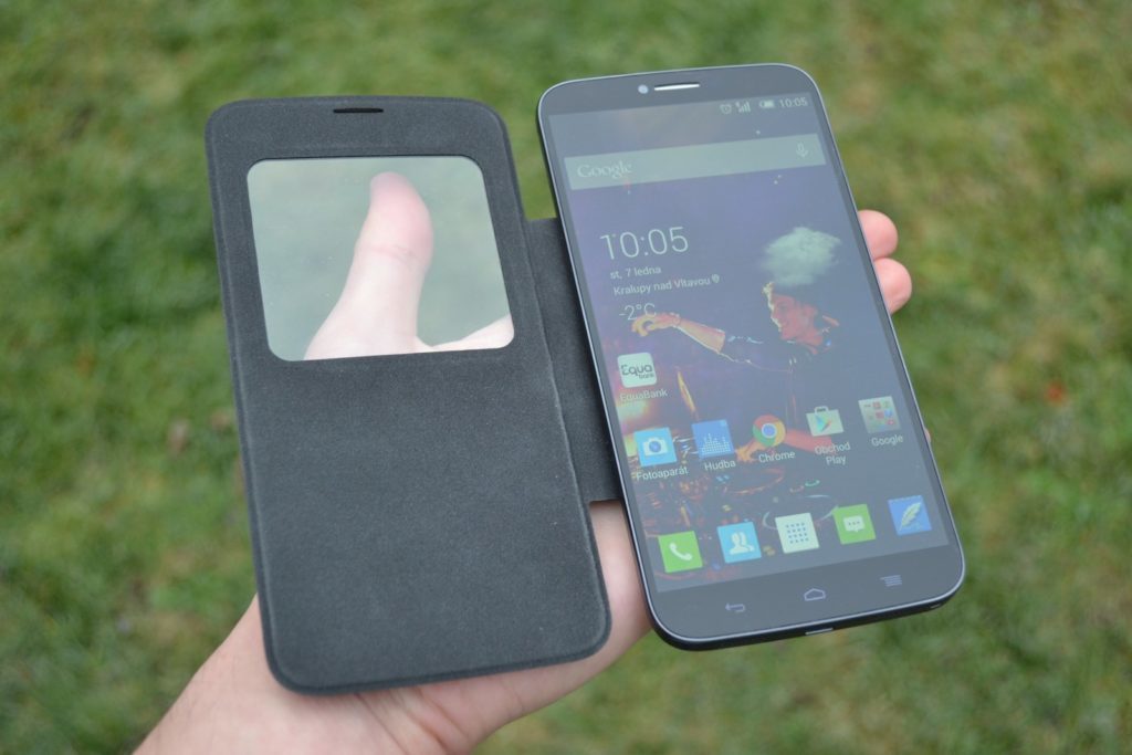 Alcatel One Touch Hero 2 flip kryt 2